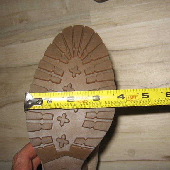 Michael Kors Wedge Boots - 9.5  M Tan Suede - Picture 7 of 7